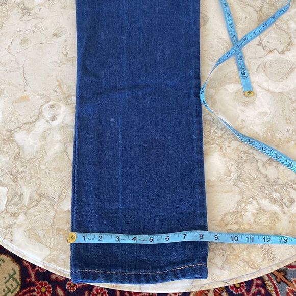 VANS X WRANGLER Off The Wall Heritage Cowboy Cut Checkerboard Denim Jeans AS NEW - Picture 16 of 16